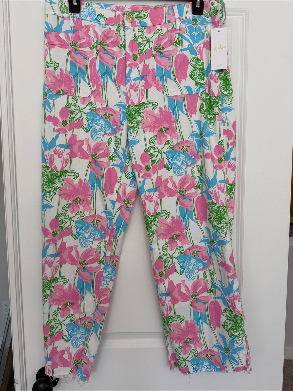 Lilly Pulitzer Harleen high rise crop jeans